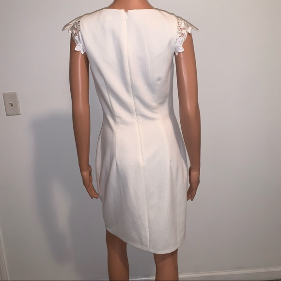 BELLE BADGLEY MISCHKA Formal Appliqué Sheath Dress - Picture 8 of 16